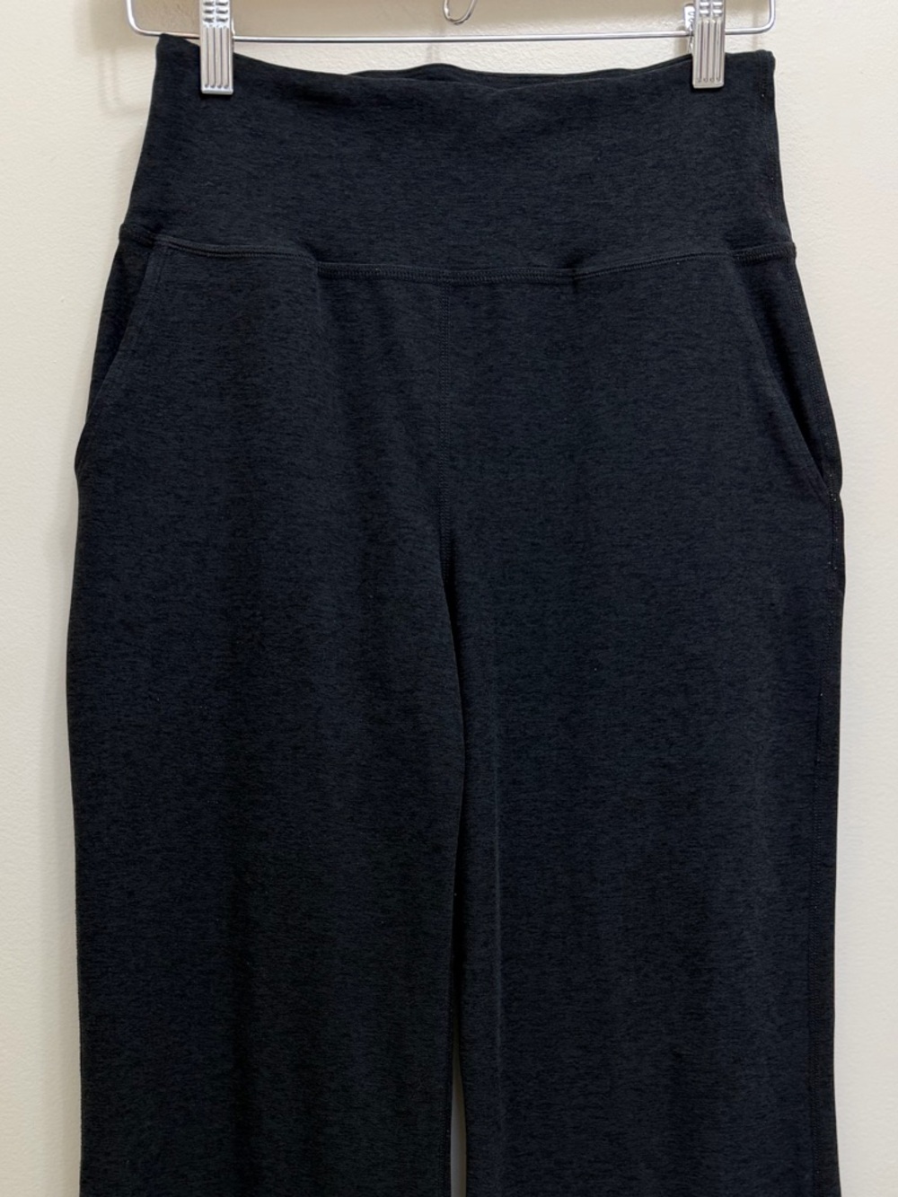 Beyond Yoga Spacedye Wide Leg Pant High Rise Pockets Black Size S - Picture 5 of 9
